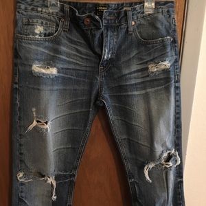 Anoname cropped boyfriend capris